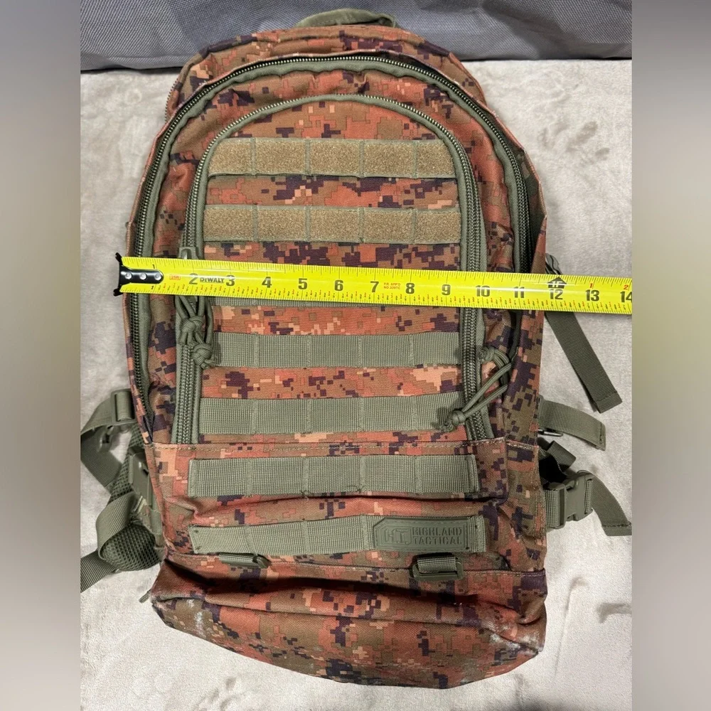 Highland Tactical Camo Backpack